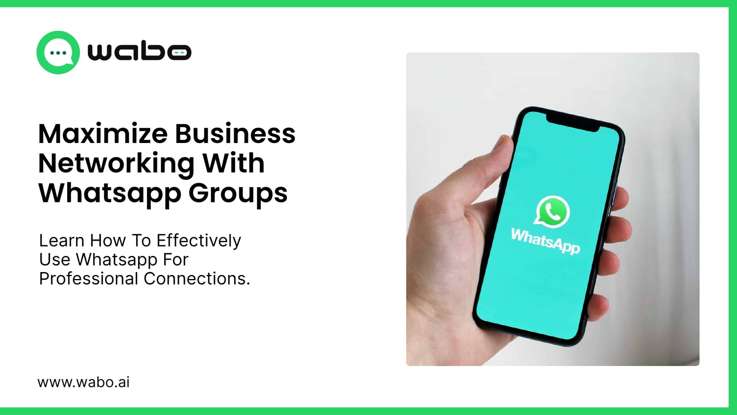 How to Use WhatsApp Group Messaging for Business Networking