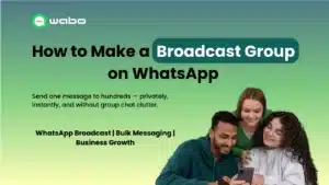steps to make a broadcast group on WhatsApp for bulk messaging