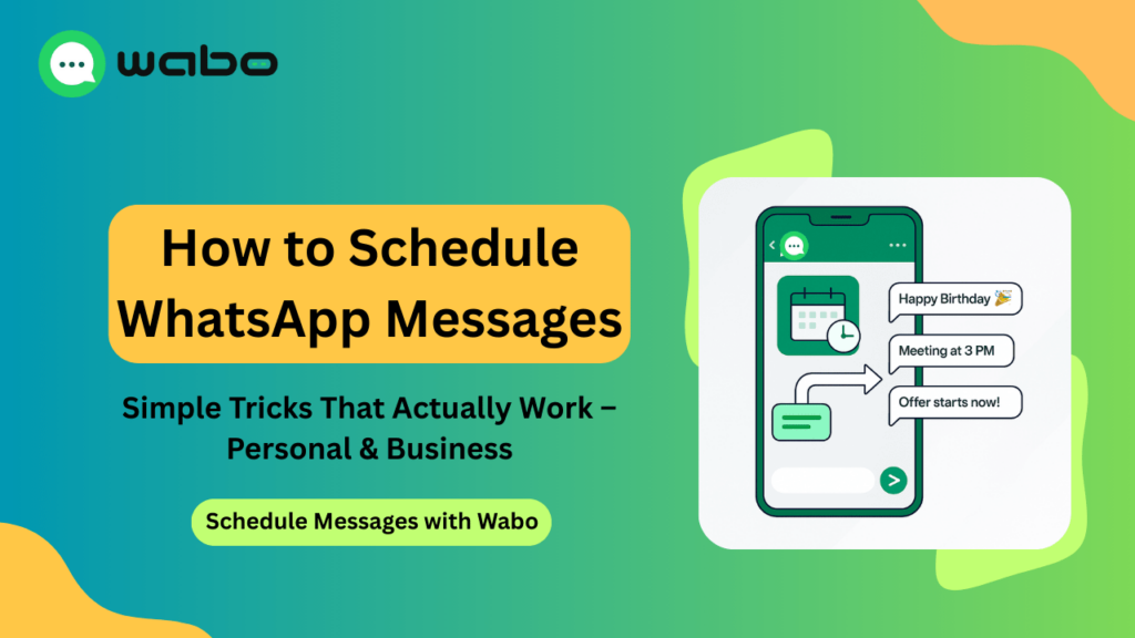 learn how to schedule WhatsApp messages quickly and easily